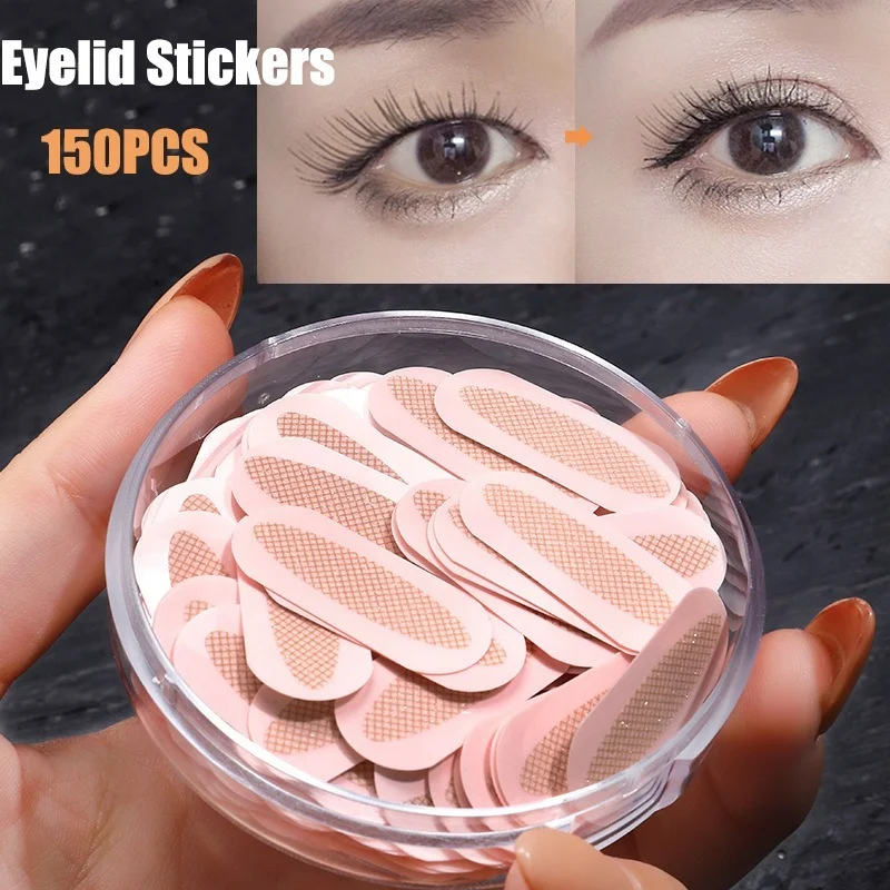 Top Trends: Eyelid Stickers Mesh Breathable Natural Double Eyelid Tape Big Eyes Lift Beige Strips Non-marking Self-adhesive Double Eye Tools Shoppable Styles