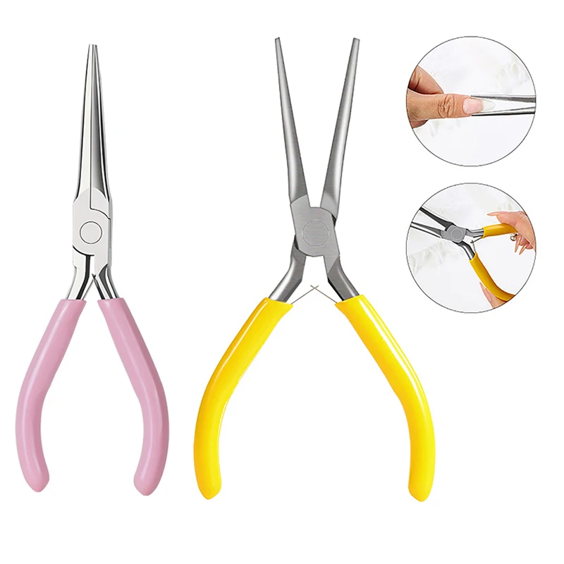 Top Trends: Acrylic Nail Shaping Tweezers C Curve Pinching Tool Gel Quick Building Extension Tips Clips Pink Nail Art Design Manicure Tools Shoppable Styles