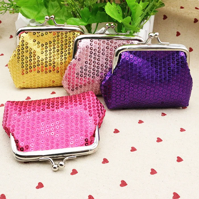 Top Trends: New In Womens Small Sequin Wallet Card Holder Coin Purse Clutch Handbag For Festival Gift Shoppable Styles