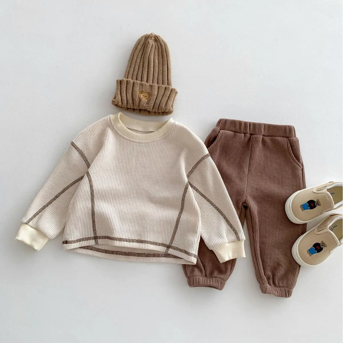 Top Trends: Autumn Baby Boy Girl Tricot Babies Clothes Wholesale Sweatshirt Cotton Long Sleeve Suit Kids Baby Outfit Set New Born Item Stuff Shoppable Styles