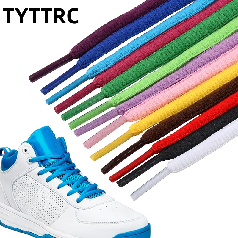 Top Trends: 80 / 100 / 120CM Men's And Women's Sports Shoelaces Color Flat Semicircular Shoelace Suitable For All Shoes Round Laces 23 Colors Shoppable Styles