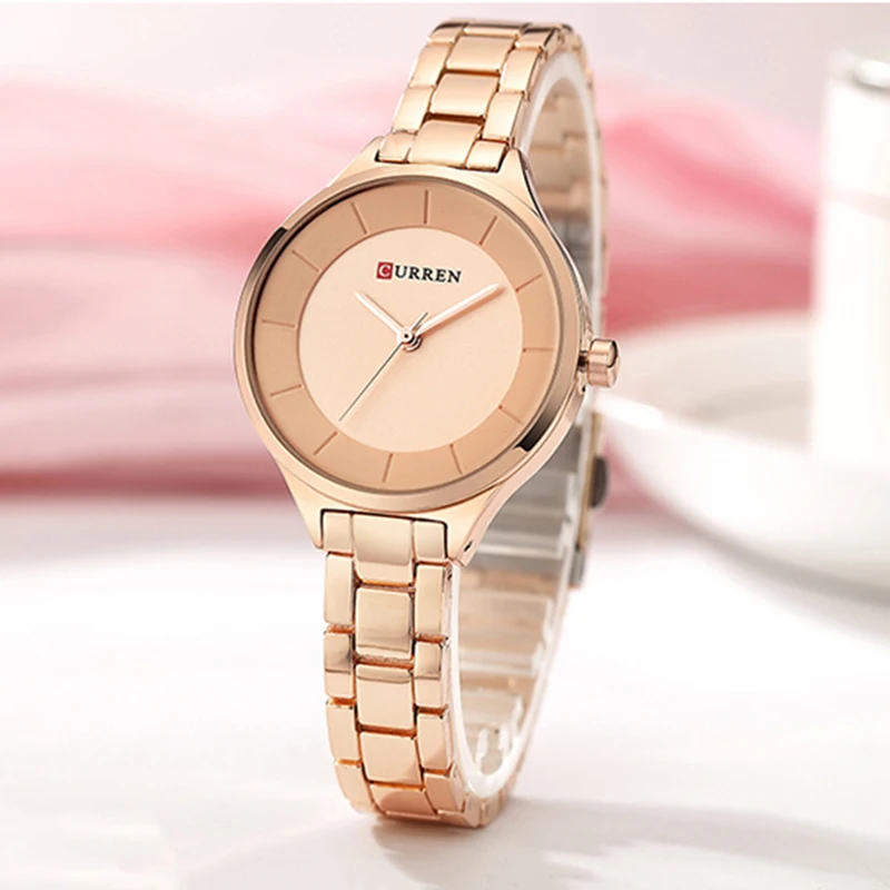 Top Trends: Fashion Women's Watch Luxury Quartz Wristwatches For Women Gold Watches Ladies Top Brand Stainless Steel Clock Ladies Gifts Shoppable Styles