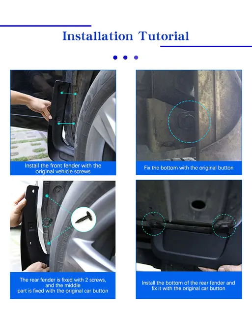 Amazon.com: Mud Flaps Kit for Mercedes-Benz GLB 2020 2021