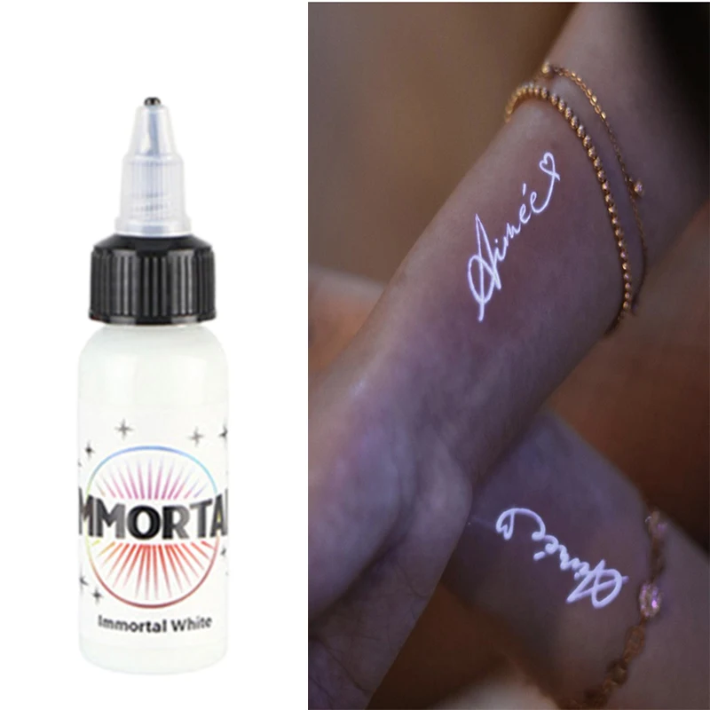 Top Trends: 15ml Bottle Professional Fluorescence Tattoo Ink Purple Light Micropigmentation Pigment Uv Ink Tattoo Pigment For Body Painting Shoppable Styles - Image 4