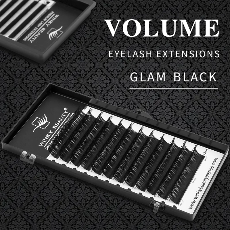 Top Trends: Winky Beauty Individual Eyelash Extension B / C / CC / D Faux Mink Cilias Soft Eye Lash Extension 3D Russian Volume Lashes Makeup Shoppable Styles