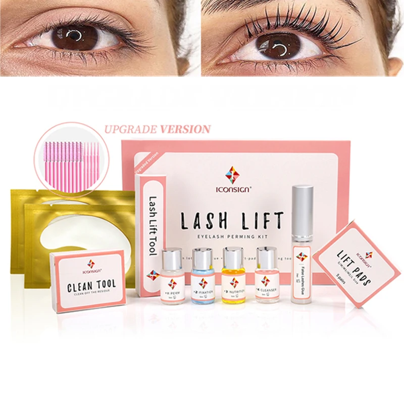 Top Trends: Dropshipping ICONSIGN Upgrade Version Lash Lift Kit Lifting Eyelashes Lasting 6-8 Weeks Calia Perm Eyelash Enhancer Makeup Tools Shoppable Styles