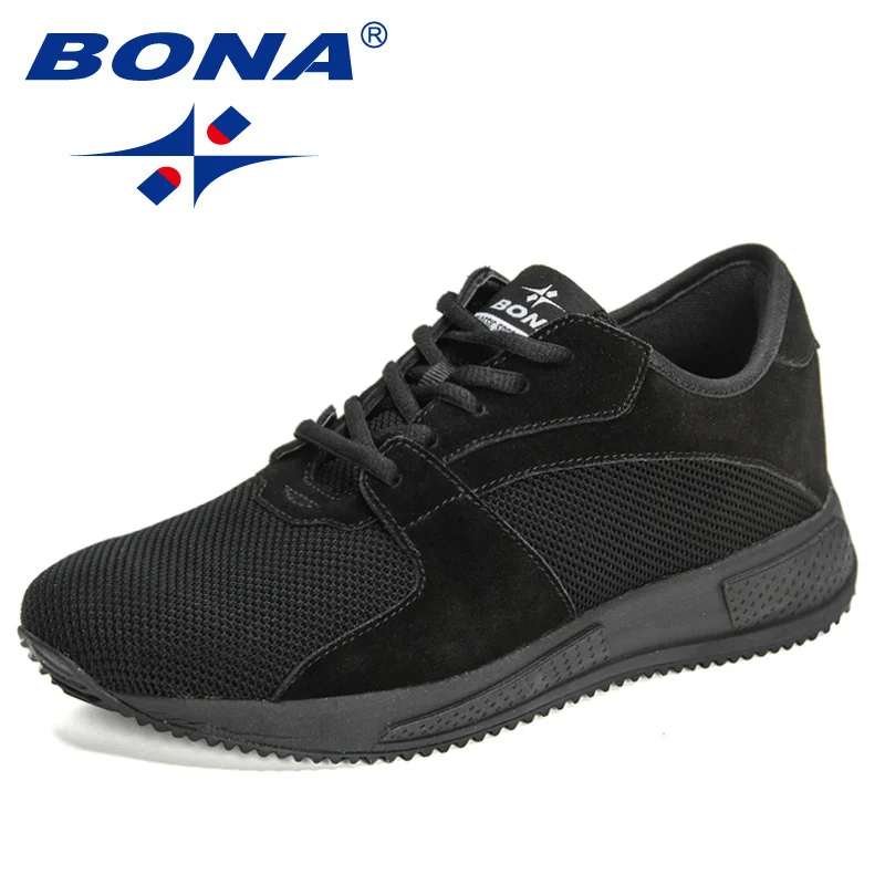 Top Trends: BONA 2022 New Designers Classics Style Walking Shoes Lace Up Men Sport Shoes Outdoor Jogging Trekking Sneakers Man Athletic Shoe Shoppable Styles