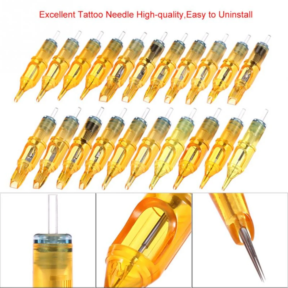 Top Trends: 10PCs Disposable Tattoo Cartridge Needles Tattoo Makeup 3RL / 5RL / 7RL / 9RL / 5M1 / 7M1 / 9M1 / 5RS / 7RS / 9RS For Microblading Tattoo Machine Shoppable Styles