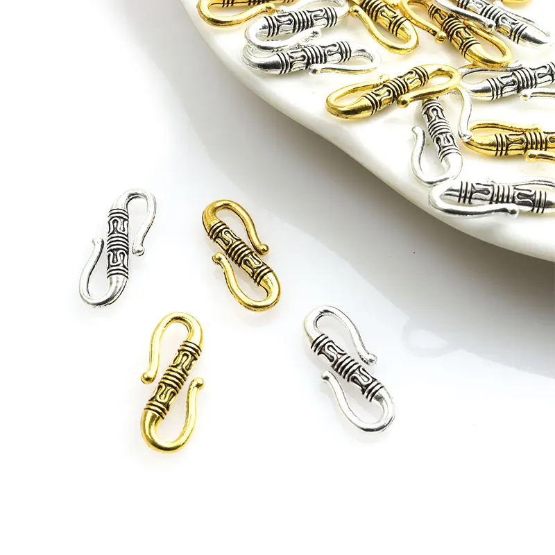 Top Trends: 20pcs Antique Style Zinc Alloy S Shaps Buckle Charm Connectors Bracelet Necklace Connect Clasps Diy Jewelry Findings Accessories Shoppable Styles - Image 5