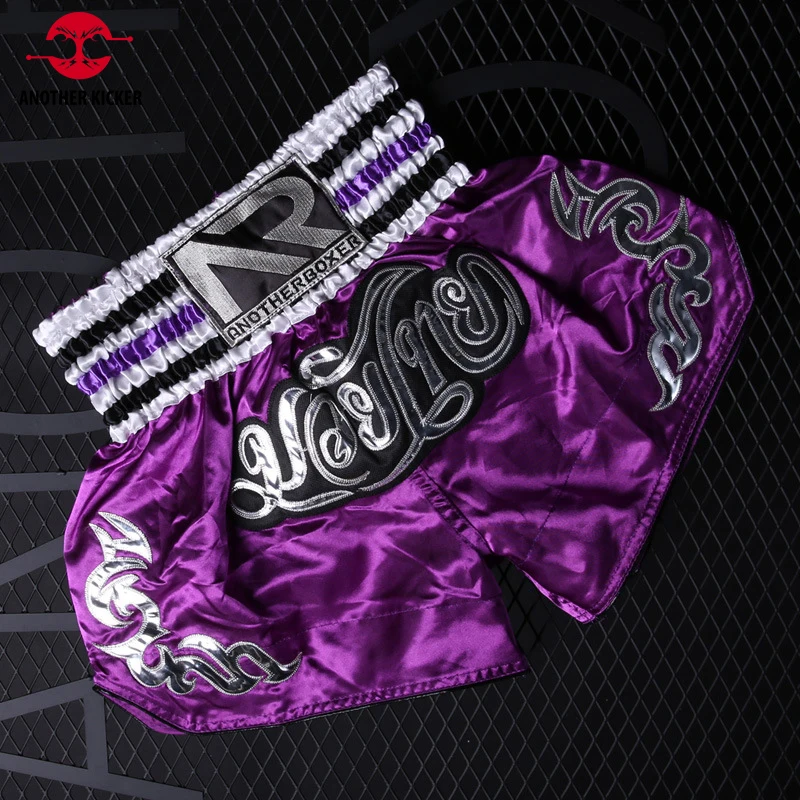 Top Trends: Thai Boxing Clothing Muay Thai Shorts Womens Men's Kickboxing Pants Sports Fitness Breathable Mma Shorts Child Grappling Trunks Shoppable Styles