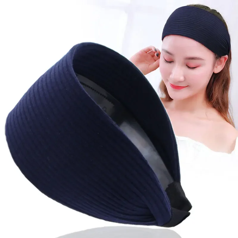 Top Trends: Wide-Brimmed Non-Slip Headband Women's Short Hair Simple Hair Clip Cover Gray Hair Fashion Temperament Hair Pressing Headwear Shoppable Styles