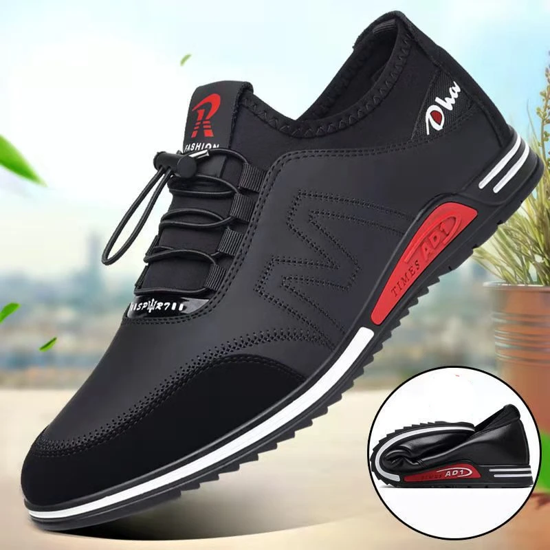 Top Trends: New Fashion Men's Shoes Concise Soft Soled Men Casual Shoes Breathable Lace-Up Bottom Light Sneakers Male 2023 Tenis Masculino Shoppable Styles