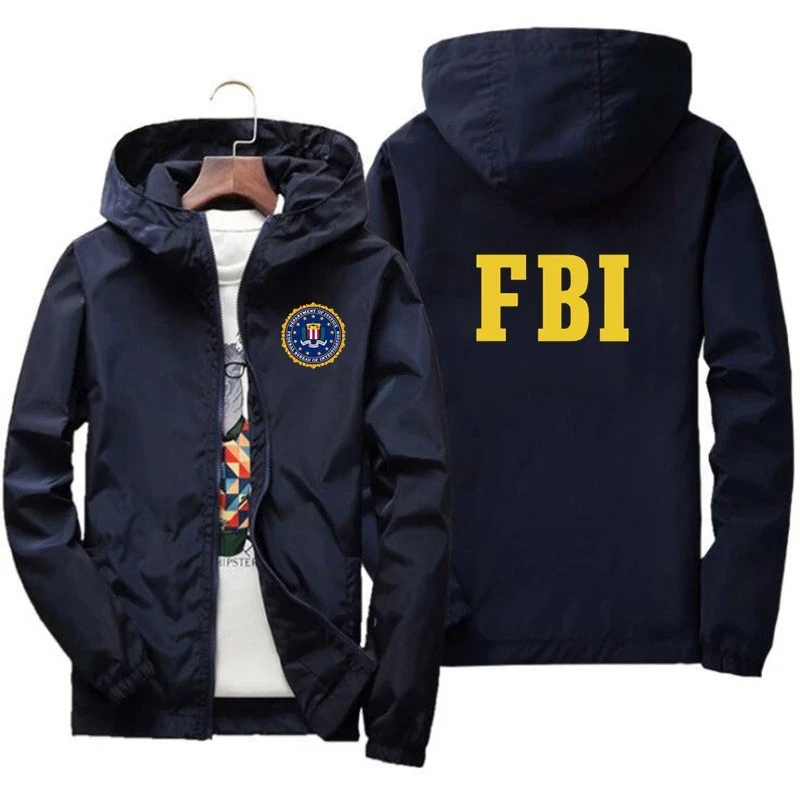 Top Trends: High End Atmospheric Fashion Men's And Women's Spring And Autumn 2023 Windproof And Rainproof Jacket FBI Printed Sports Hip-hop Shoppable Styles