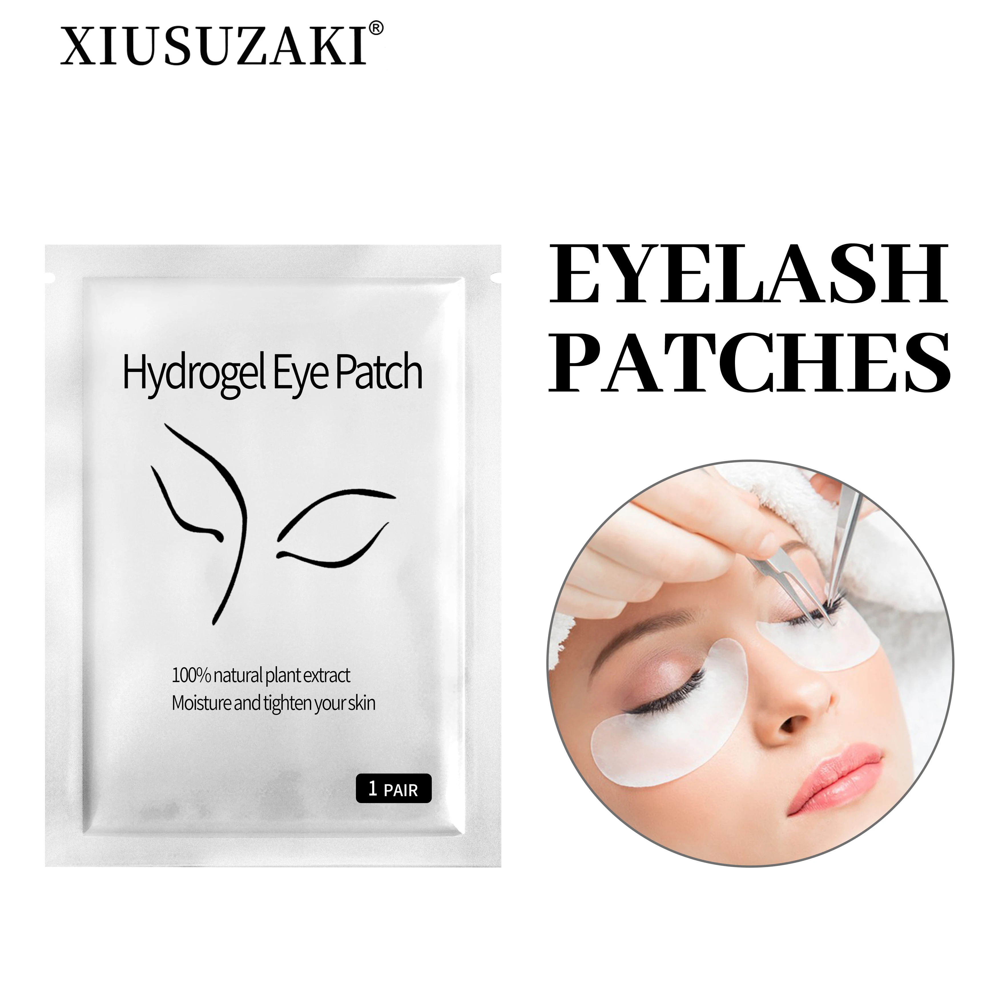 Top Trends: XIUSUZAIKI 50pairs / pack New Patches Eyelash Under Eye Pads Lash Eyelash Extension Paper Patches Eye Tips Sticker Make Up Tools Shoppable Styles