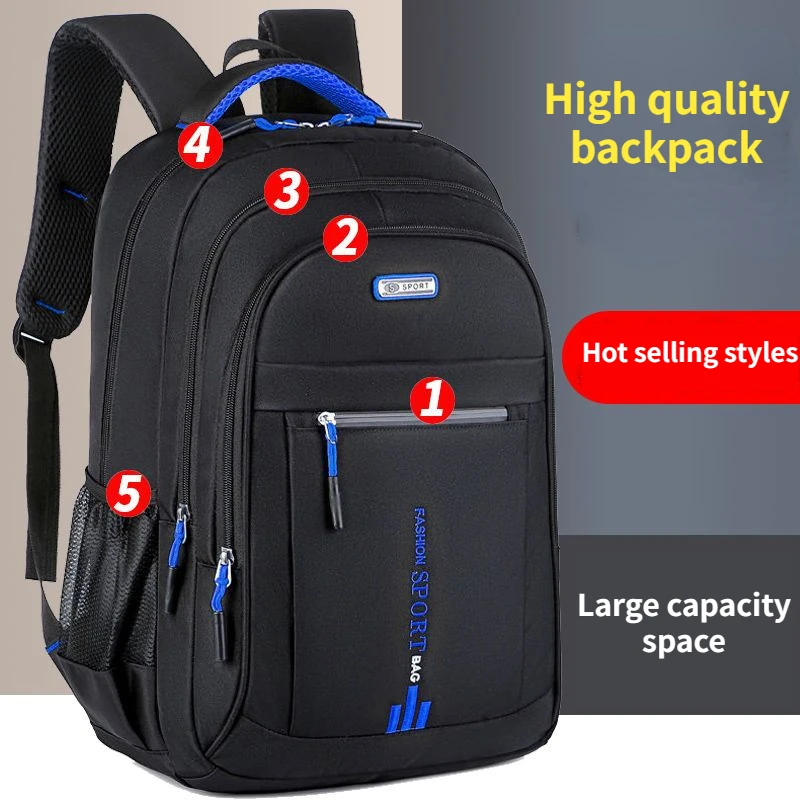 Top Trends: Large Capacity Men&#039;s Backpack Women&#039;s Waterproof Travel Backpack Junior High School Student Backpack 16 Inch Laptop Backpack Shoppable Styles