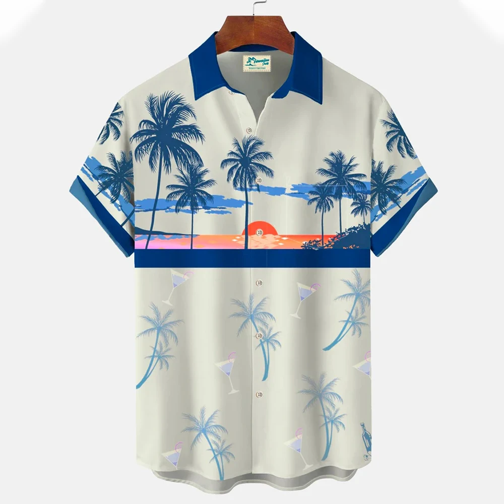 Top Trends: Beach Shirt For Men Fashion Summer Short Sleeve Men's Shirt Loose Oversized Hawaiian Male Clothing Casual Holiday T-shirt Tops Shoppable Styles