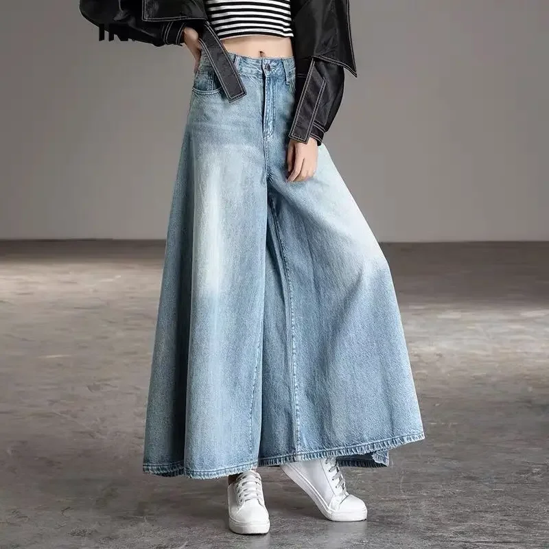 Top Trends: Baggy Jeans Women High Waist Blue 2023 Summer Wide Leg Jeans For Women's Korean Fashion Oversize Pants Trousers Clothes Y2k New Shoppable Styles