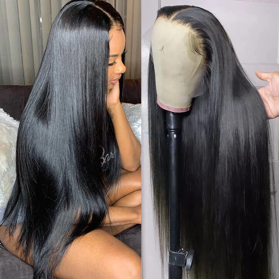 Top Trends: 30 34 Inch Straight Human Hair Hd Lace Frontal Wig Brazilian 13x4 13x6 Lace Front Human Hair Wigs Glueless For Women Pre Plucked Shoppable Styles