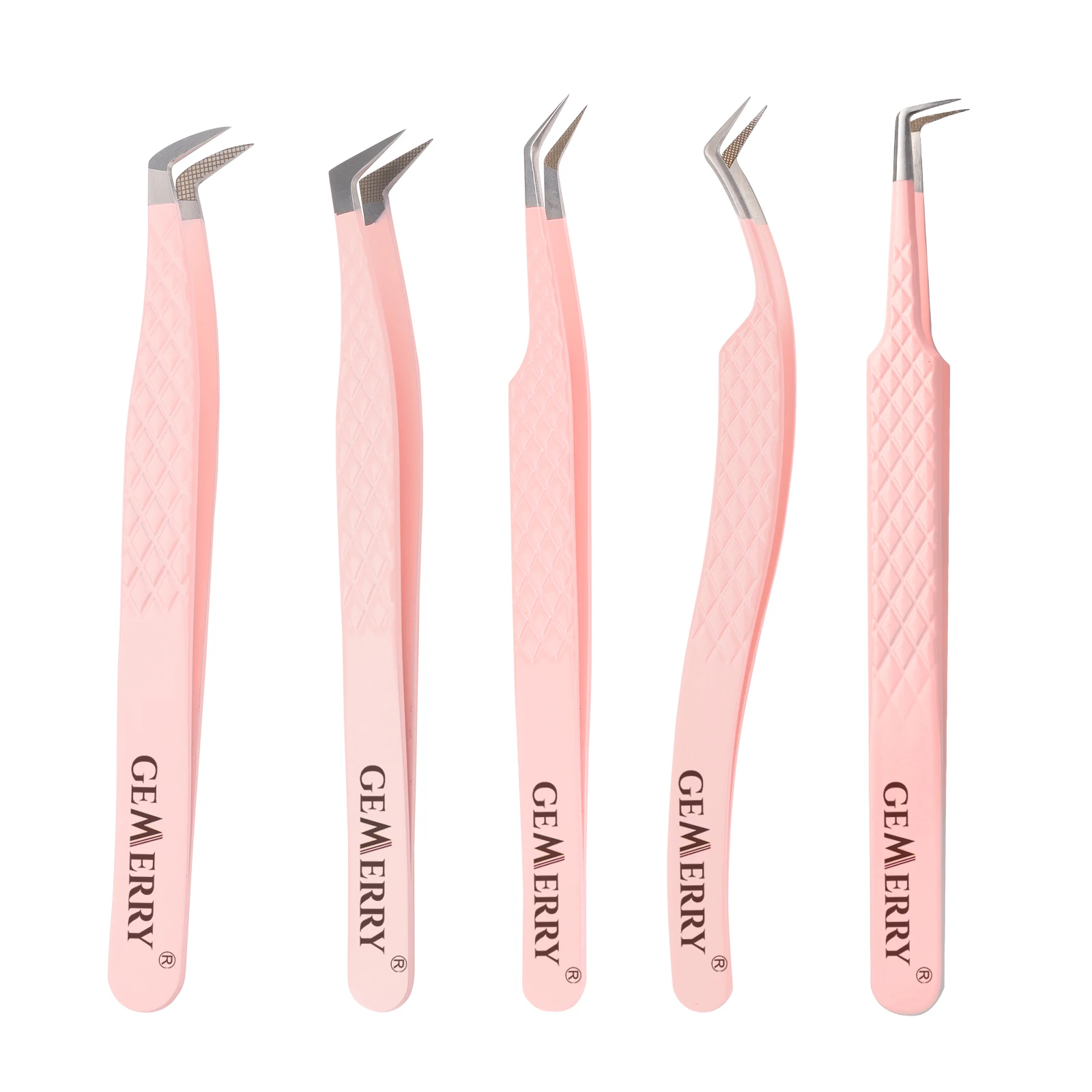 Top Trends: 1 Pcs Eyelash Tweezers Extension Pink Stainless Steel Superhard Tweezers With Fiber Tips High Precision Anti-Static Tweezers Shoppable Styles - Image 6