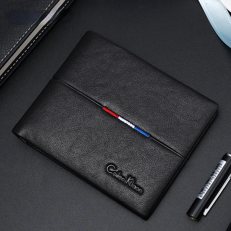 Top Trends: 2022 New Men Wallets Genuine Leather Long Gentleman Zipper Wallet Men Card Holder Gentleman Coin Purse Clamp For Money Bag Shoppable Styles