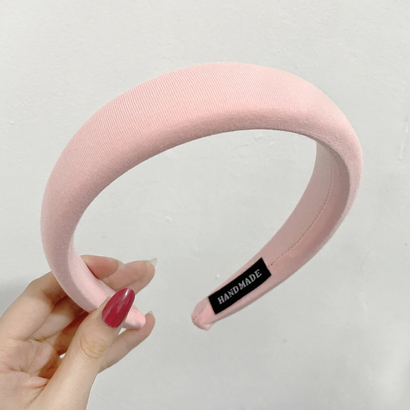 Top Trends: New Padded Headbands Women Wide Bezel Hairbands Thick Velvet Hair Hoop Girls Sponge Non-slip Hairband Fashion Hair Accessories Shoppable Styles - Image 5