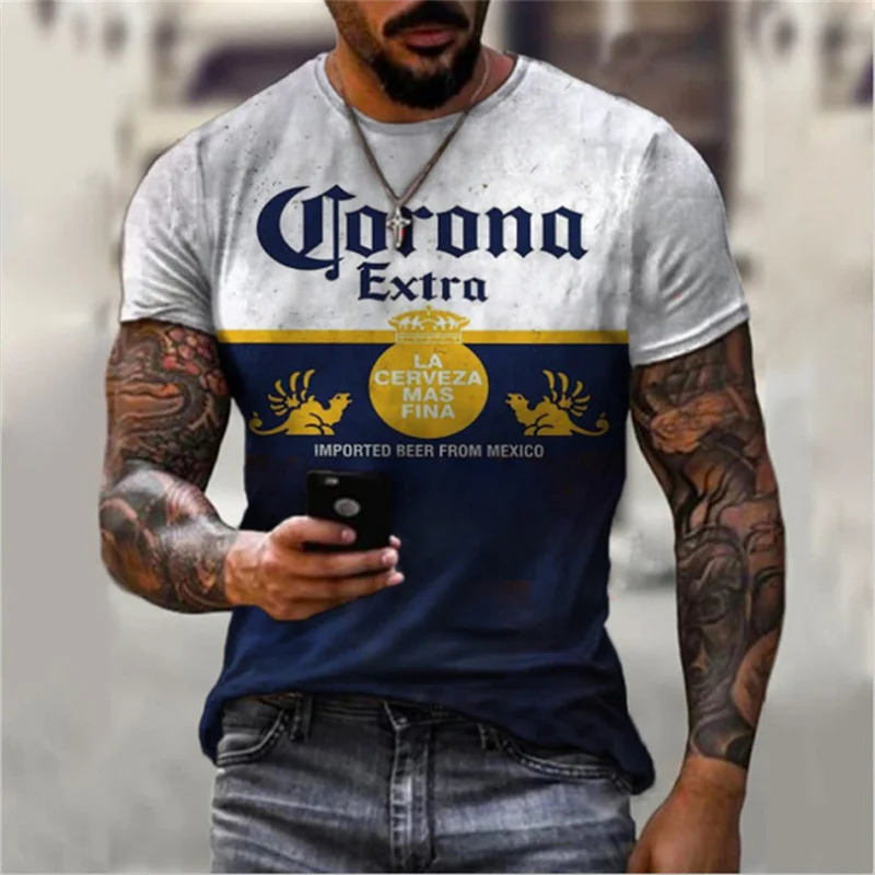 Top Trends: 2023 Summer New Men's Round Neck T-shirt Casual Fashion Adult Clothing Retro Print Street Hip Hop Men's Sweat Shirts Shoppable Styles