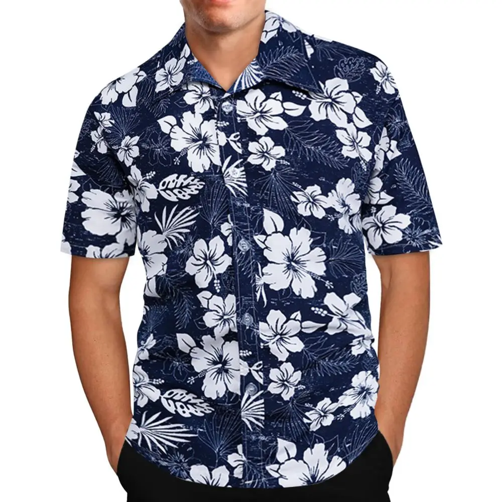 Top Trends: New Casual Shirt For Men Short Sleeve Tops 3d Flower Shirts Oversized Graphic Clothing Fashion Street Men&#039;s Hawaiian Shirts 2023 Shoppable Styles