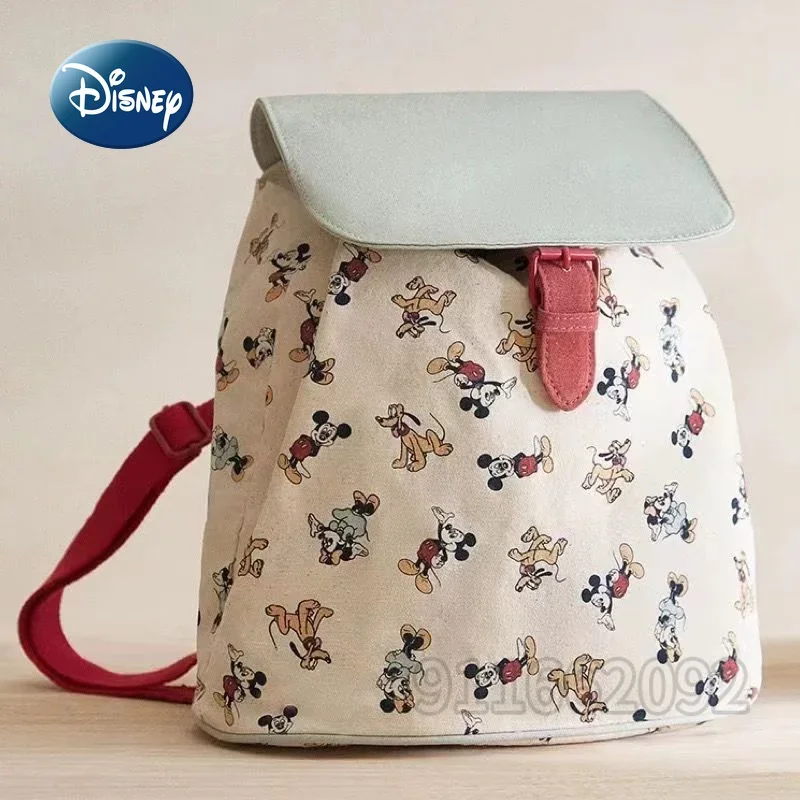 Top Trends: Disney Mickey New Backpack Luxury Brand Fashion Women&#039;s Backpack Cartoon Fashion Large Capacity High Quality Girls&#039; Schoolbag Shoppable Styles