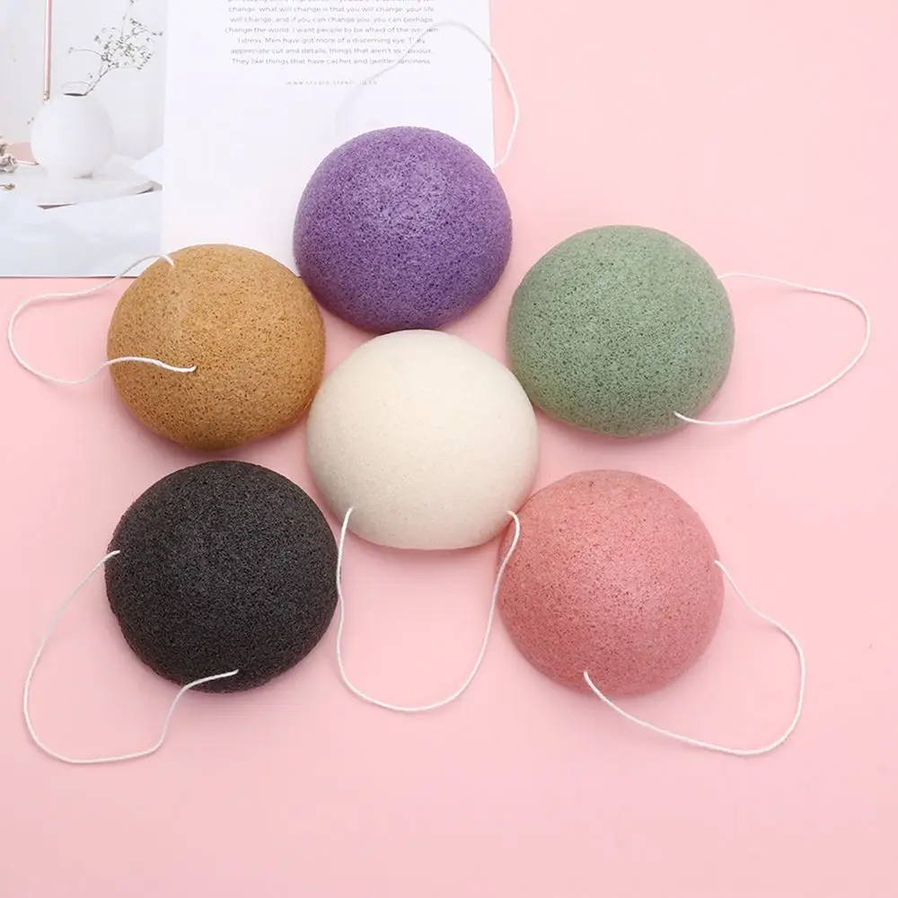 Top Trends: Material Skin Care Facial Cleansing Exfoliator Konjac Cleaning Sponge Face Wash Puff Face Wash Cleaning Sponge For 1PC Shoppable Styles