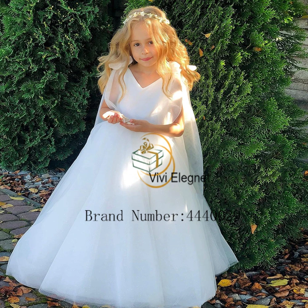 Top Trends: Charming Sleeveless Flower Girls Dresses With Sequined 2023 Summer Tiered Tutu Christmas Gowns Big Bow فلور فتاة اللباس Bow Shoppable Styles