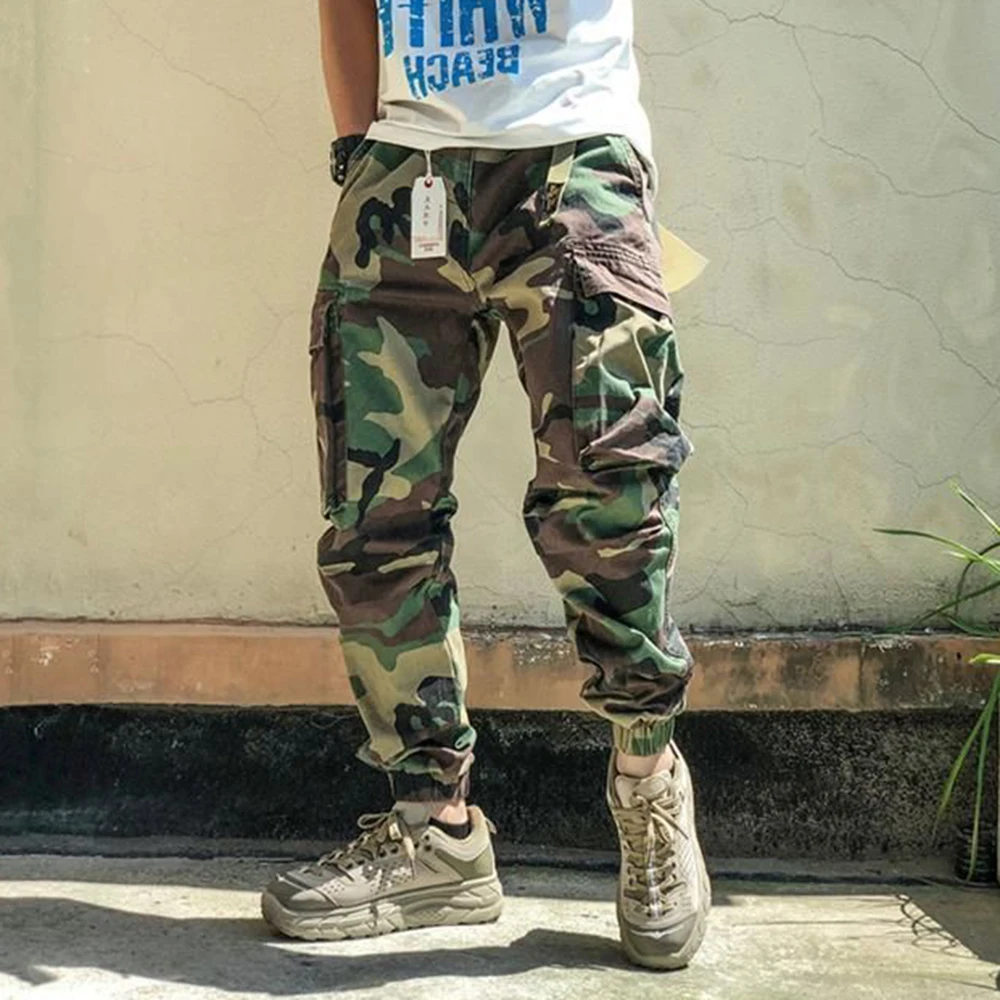 Top Trends: Fashion Military Camo Tactical Cargo Pants American Streetwear Casual TrousersMen Harajuku Joggers Male Camoufage Shoppable Styles