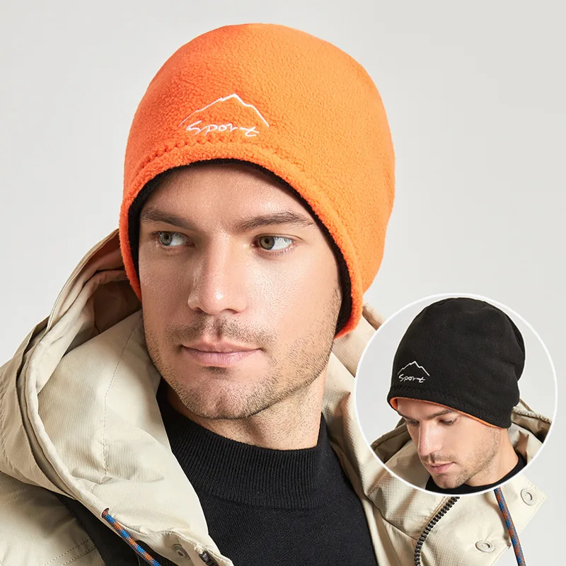 Top Trends: Winter Warm Ear Cover Cap Soft Men Ski Snowboard Cycling Skin-friendly Hiking Polar Fleece Running Windproof Hat Shoppable Styles