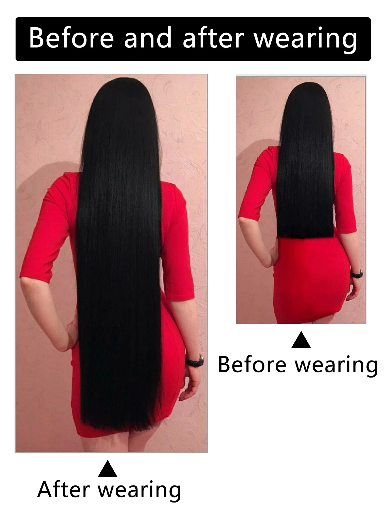 Top Trends: Synthetic 5 Clip In Hair Extensions Long Straight Hairstyle Hairpiece Black Brown Blonde 80CM Natural Fake Hair For Women Shoppable Styles - Image 3