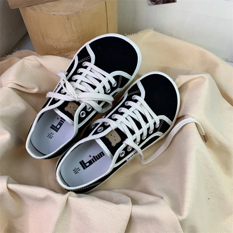 Top Trends: Women Sneakers Summer Casual Platform Canvas Shoes Lace-Up Flats Ladies Trainers Female Sport Shoes Zapatillas Mujer Shoppable Styles - Image 3