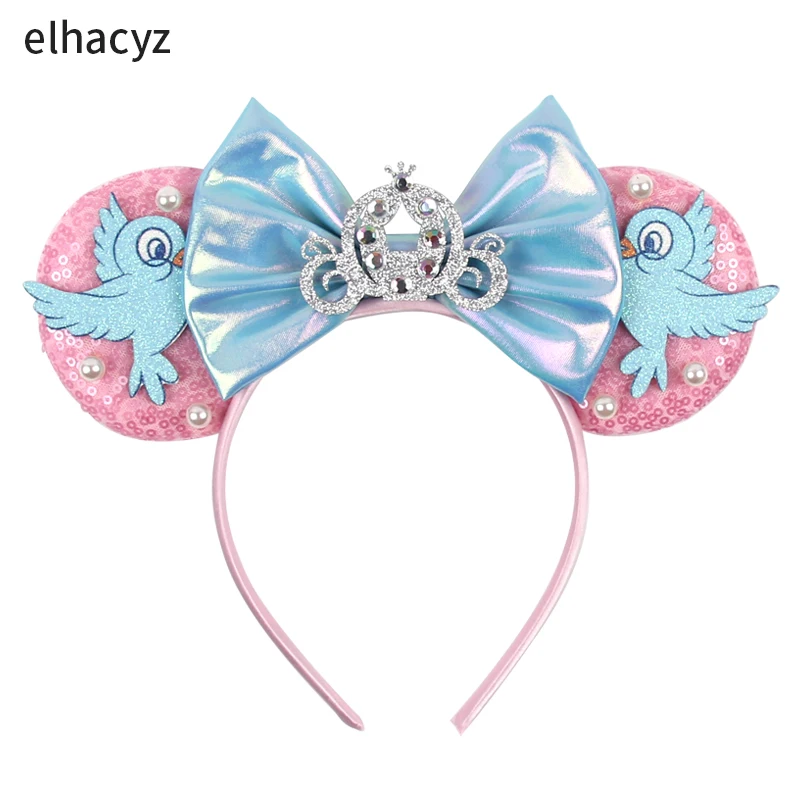 Top Trends: Popular Sequins Mouse Ears Bow Headband For Children Glitter Hairband Kids Hair Accessories Chic Girls Women Party Decoration Shoppable Styles - Image 5