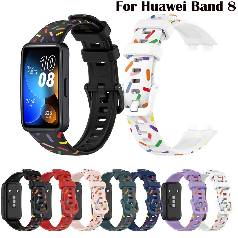 Top Trends: Silicone Watchband For Huawei Band 8 Strap SmartWatch Wristband For Huawei Band8 Straps Bracelet Wriststrap Sport Replacement Shoppable Styles