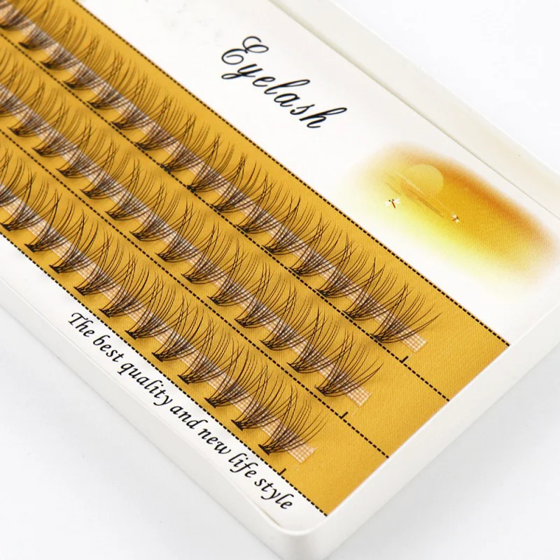 Top Trends: 1 Box / 60 Bunches Mink Eyelashes Natural 3D Russian Individual Eyelash Extension 10D Eyelash Cluster Makeup Tool Lashes Wholesale Shoppable Styles - Image 6