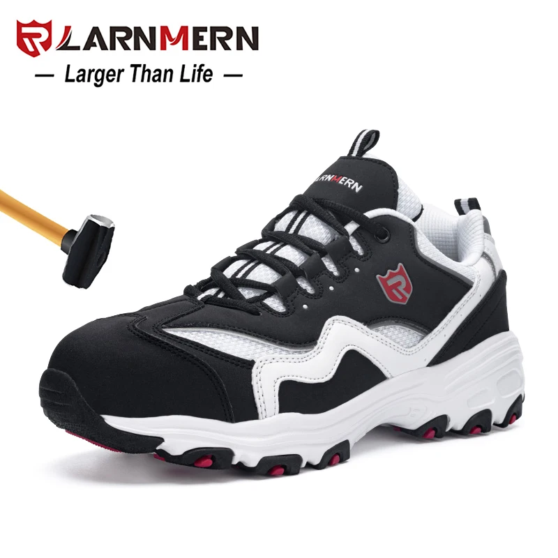 Top Trends: LARNMERN Men's Safety Shoes Work Shoe Steel Toe Comfortable Lightweight Breathable Anti-smashing Anti-puncture Construction Shoe Shoppable Styles