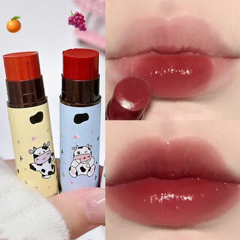 Top Trends: Black Tea Jelly Tinted Lip Balm Moisturizing Colored Lip Tinted Hydrating Waterproof Lipstick Gloss Base Lip Care Primer Makeup Shoppable Styles