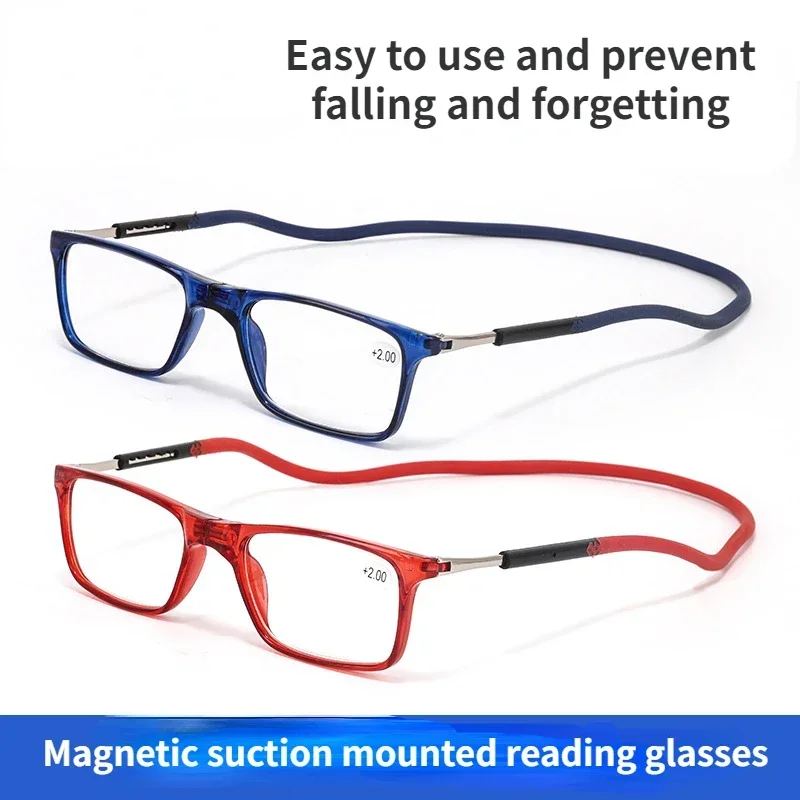 Top Trends: New Folding Neck Presbyopia High Clear Resin Fashion Magnet Presbyopia Anti Fatigue Presbyopia Wholesale Reader Reading Glass Shoppable Styles