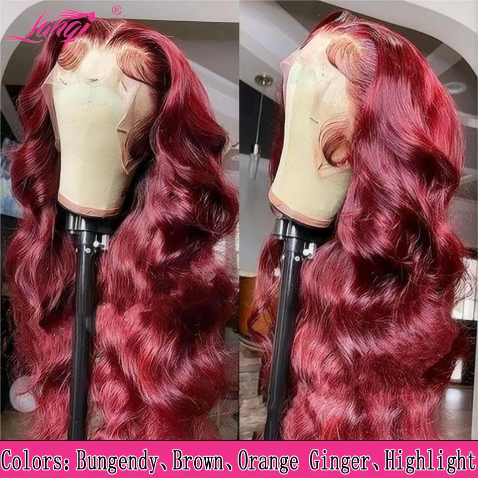 Top Trends: 99J Burgundy Body Wave Lace Front Wig Human Hair Wig 13x4 Transparent Lace Front Wigs For Women Human Hair Lace Frontal Wigs Shoppable Styles