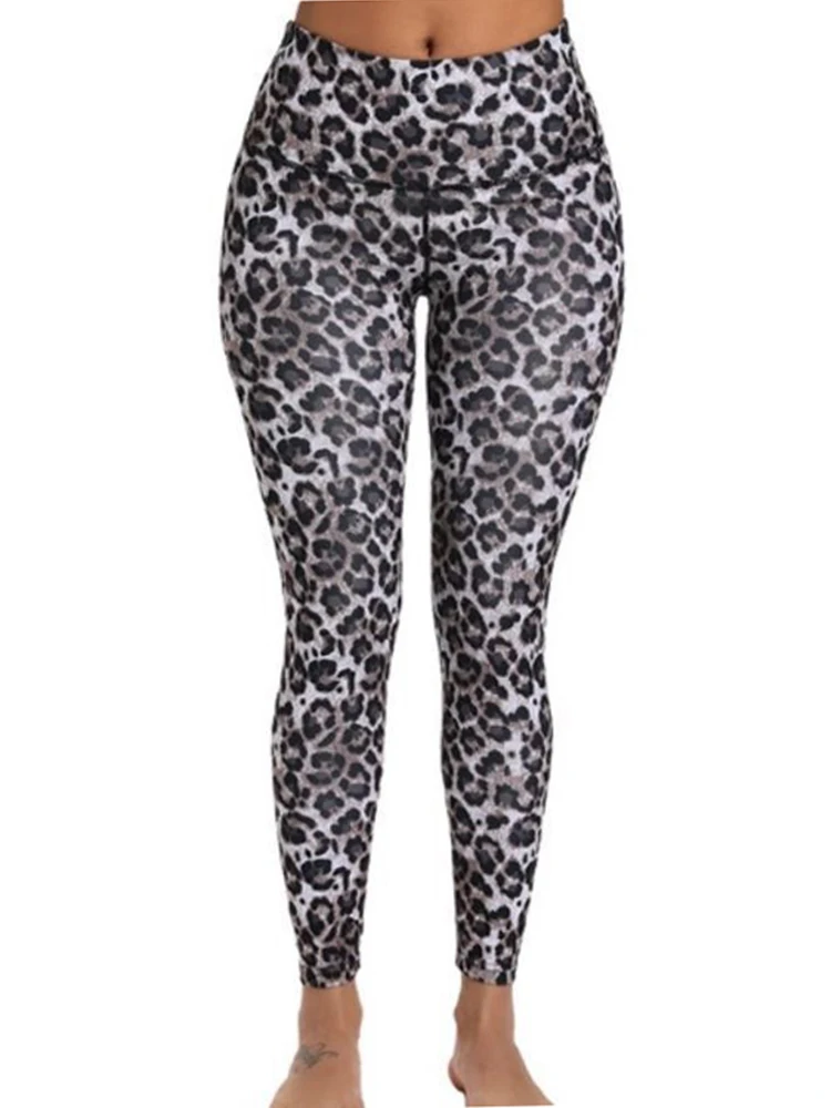 Top Trends: Summer Zebra Leoaprd Snake Printed Leggings Fashion High Waist Pants Push Up Fitness Tights Women Gym Yoga Running Trousers Shoppable Styles - Image 5