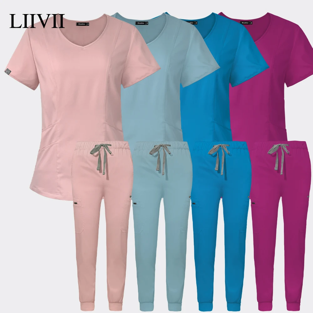 Top Trends: Wholesale Nurse Accessories Women Wear Scrub Suits Hospital Doctor Working Uniform Medical Surgical Multicolor Unisex Uniforms Shoppable Styles