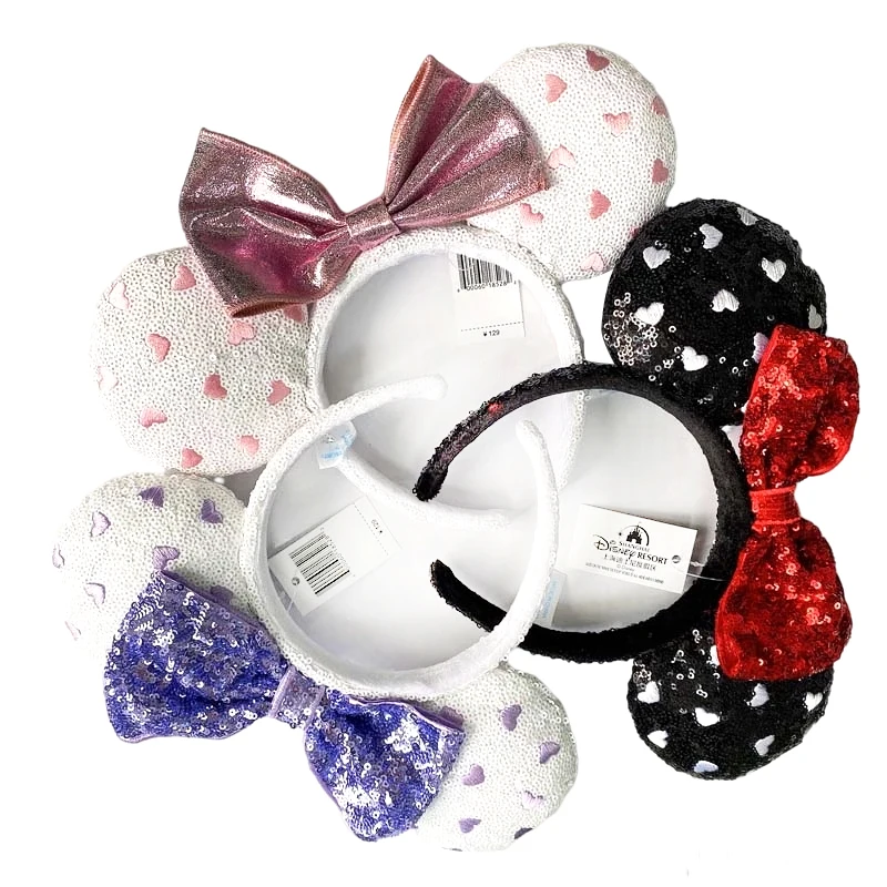 Top Trends: Disney Minnie Ears Headband Cute Hair Bow Girl Toy Headdress Birthday Party Decoration Christmas Gifts Shoppable Styles - Image 2