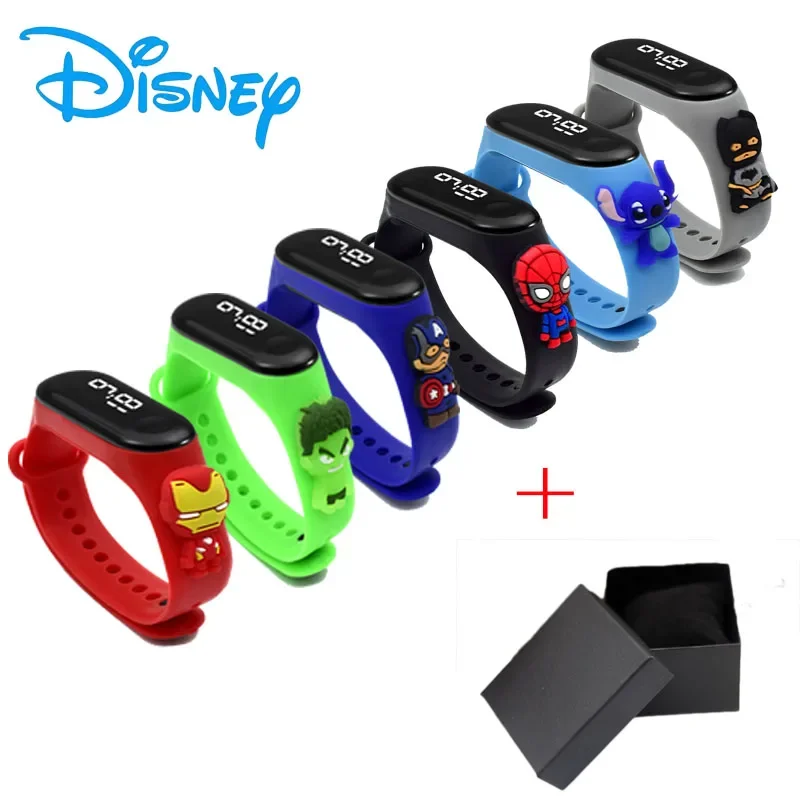 Top Trends: Disney Anniversary Electronic Watch Mickey Mouse Minnie Cartoon Doll Waterproof Bracelet With Collection Box Children Gifts Shoppable Styles