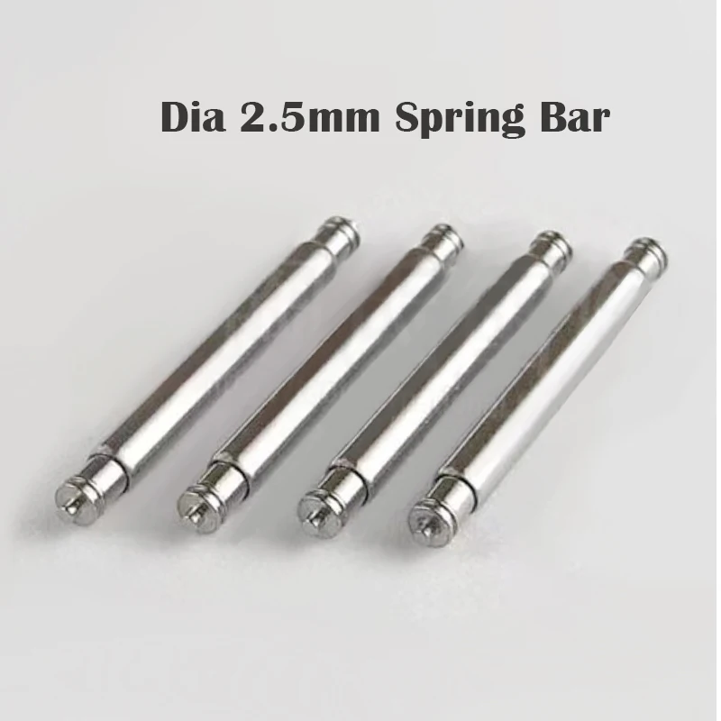 Top Trends: 2 / 4PCS Dia 2.5mm Fat Spring Bars Fit 18m 20mm 21mm 22mm 24mm Strap Link Pins Fit Seiko SKX007 Tuna 6105 Watch Band Bracelet Bars Shoppable Styles