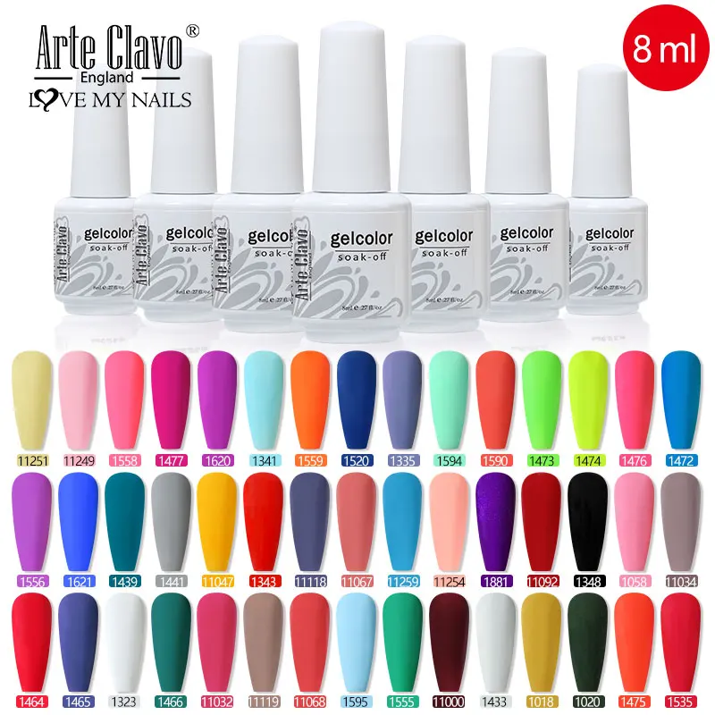 Top Trends: Arte Clavo Nail Gel Polish For Manicure Tools 8ml Gel Enamel For Nails Design Need Nail Lamp UV Gel Varnish For Nails Art Shoppable Styles