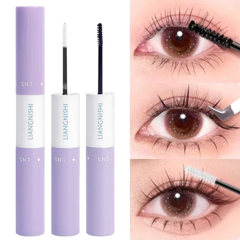 Top Trends: Double Head Black Eyelash Glue Mascara Lasting Bond Seal Eyelash Clear Coating Raincoat Strong Hold Waterproof Quick Dry Makeup Shoppable Styles