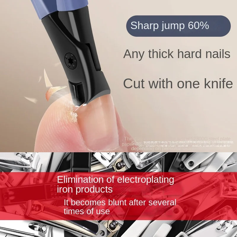 Top Trends: New Anti-splash Nail Clippers Thick Hard Nail Special Nail Clippers Single Nail Clippers Large Size Household Nail Clippers Shoppable Styles - Image 2