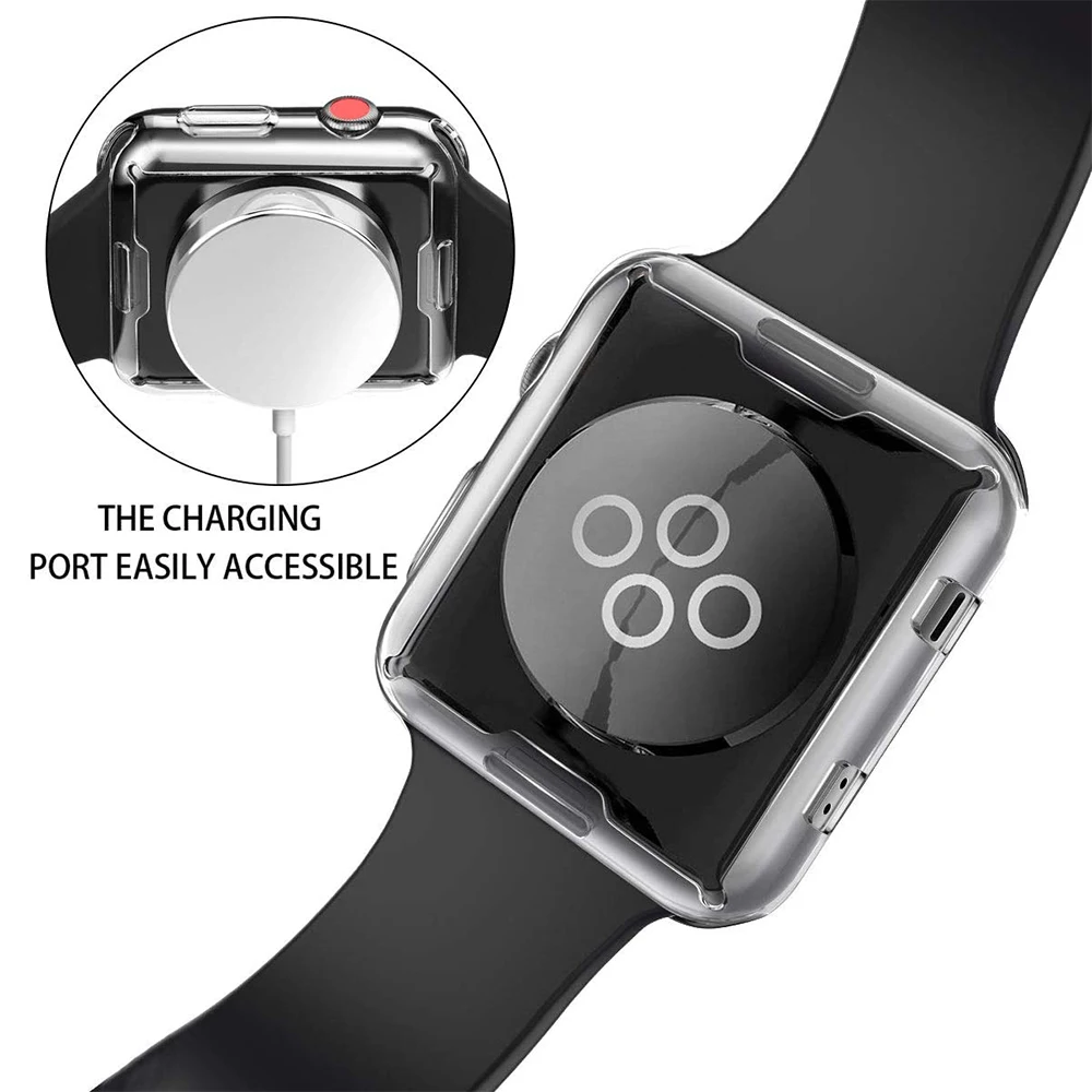 Top Trends: Screen Protector For Apple Watch Case 45MM 41MM 44MM 40MM TPU Bumper Cover 42MM 38MM Accessories Iwatch Series 8 7 SE 6 5 4 3 Shoppable Styles - Image 5